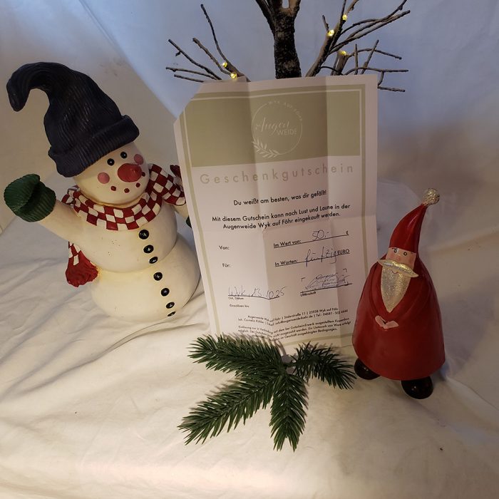 50-Euro-Gutschein für „Augenweide“