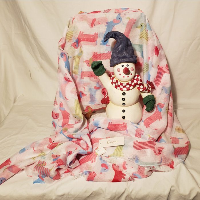 Passt Perfekt – Buntes Dackel-Halstuch