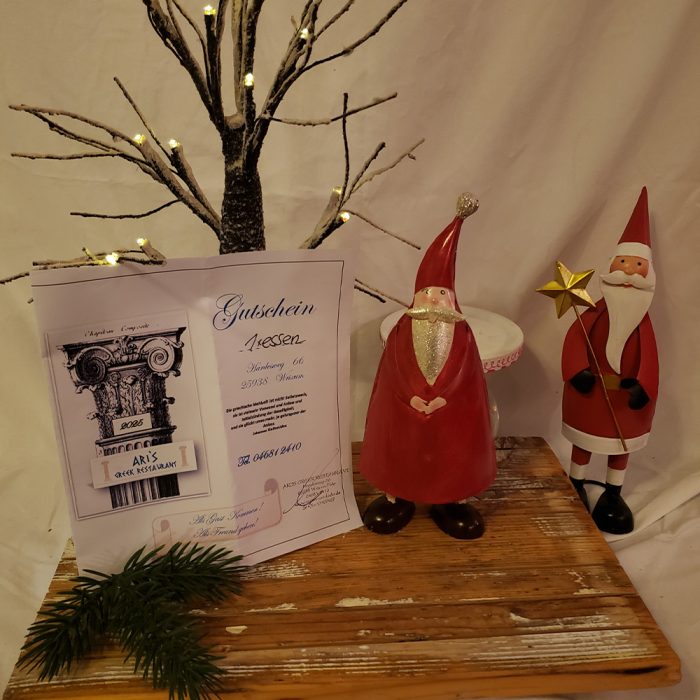 Gutschein von Aris – Griechischer Genuss in besonderer Atmosphäre