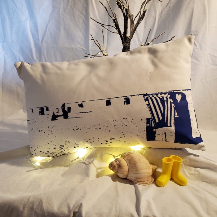 Min Eilun – Handbedrucktes Föhr-Kissen